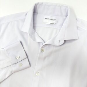 Ministry of Supply Apollo Shirt Mens Medium Slim Long Sleeve Tech Performance